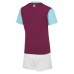 Camisa de Futebol Burnley Equipamento Principal Infantil 2024-25 Manga Curta (+ Calças curtas)